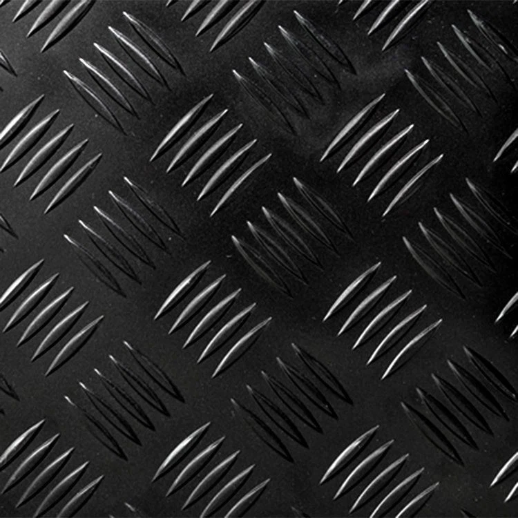 Black Aluminium Checker Plate